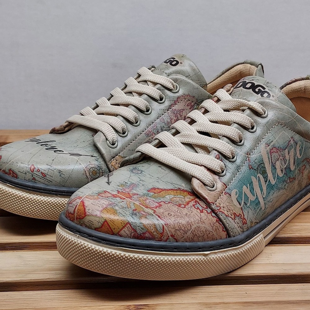 Dogo Womens | Vegan Leather | Tan Sneakers Size 8.5